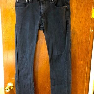 Men’s Black 511 “Levi’s” Straight Leg Jeans